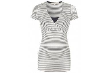 Haut de pyjama d allaitement Gris rayé noire Noppies Haut de pyjama d allaitement Gris rayé noire Noppies