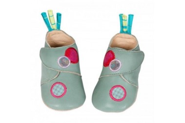 Chaussons cuir jolis pas beaux  moulin roty