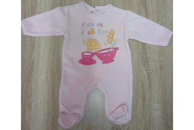 Pyjama  Dors Bien Lulu rose 0 mois les Chatounets Pyjama  Dors Bien Lulu rose 0 mois les Chatounets