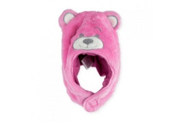 Bonnet + Echarpe nounours flanelle Pivoine Trois Kilos Sept Bonnet + Echarpe nounours flanelle Pivoine Trois Kilos Sept
