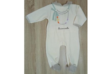 Pyjama dors bien Mademoiselle 12 mois LesChatounets Pyjama dors bien Mademoiselle 12 mois LesChatounets