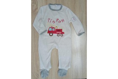 Pyjama dors bien camion de pompier Les Chatounets Pyjama dors bien camion de pompier Les Chatounets